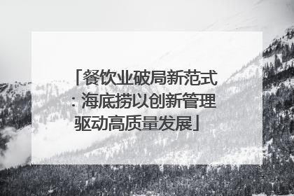餐饮业破局新范式：海底捞以创新管理驱动高质量发展